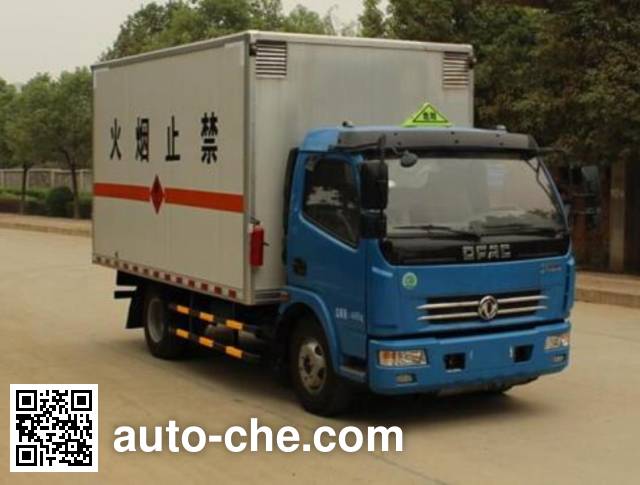 Dongfeng flammable gas transport van truck DFA5040XRQ11D2AC