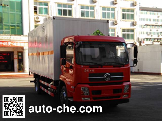 Dongfeng flammable liquid transport van truck DFC5160XRYBX1V