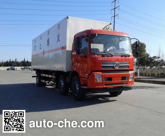 Dongfeng flammable liquid transport van truck DFH5250XRYBXV
