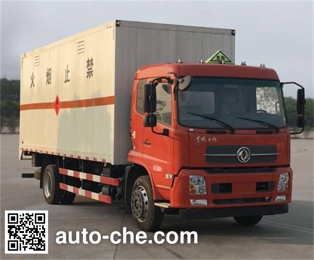 Dongfeng flammable gas transport van truck DFZ5160XRQBX2V
