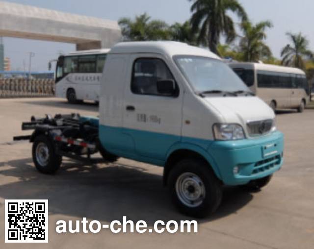 Dongfeng electric hooklift hoist garbage truck EQ5030ZXXBEVS