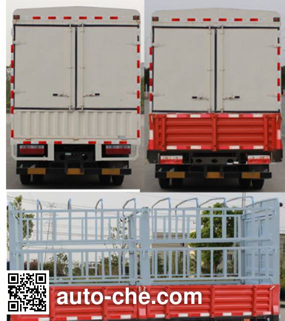 Dongfeng грузовик с решетчатым тент-каркасом EQ5080CCY8GDFAC