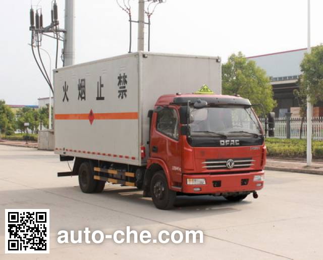 Dongfeng flammable gas transport van truck EQ5041XRQ8BDBACWXP