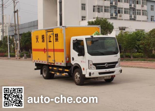 Dongfeng flammable gas transport van truck EQ5070XRQ5BDFACWXP