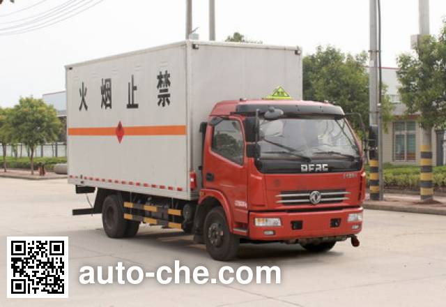 Dongfeng flammable gas transport van truck EQ5080XRQ8BDBACWXP