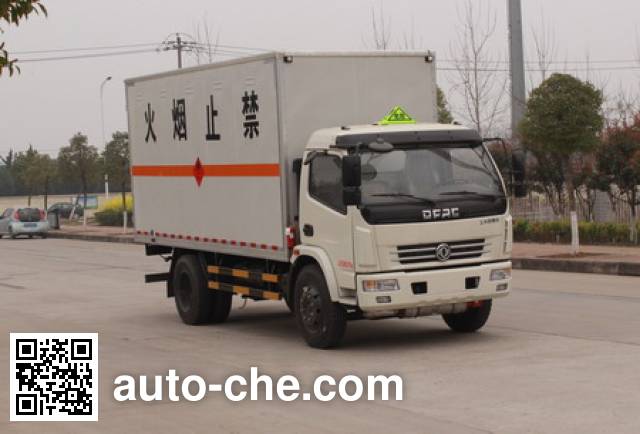Dongfeng flammable gas transport van truck EQ5080XRQ8BDCACWXP