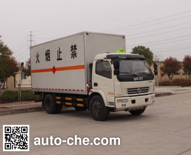 Dongfeng flammable gas transport van truck EQ5110XRQ8BDCACWXP