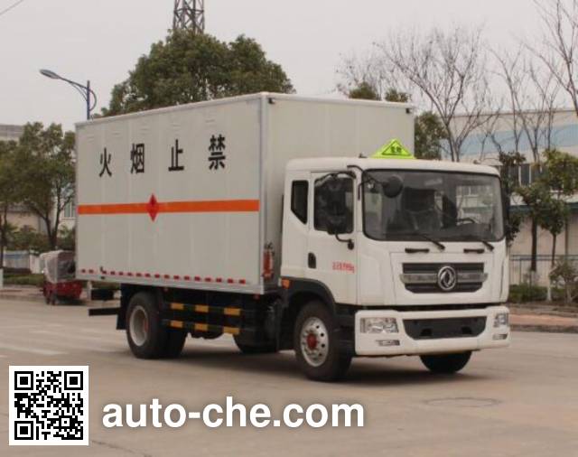 Dongfeng flammable gas transport van truck EQ5165XRQL9BDGACWXP