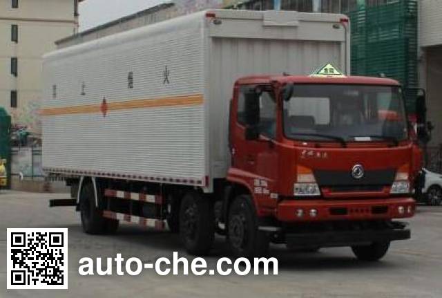 Dongfeng flammable liquid transport van truck EQ5250XRYGD5D