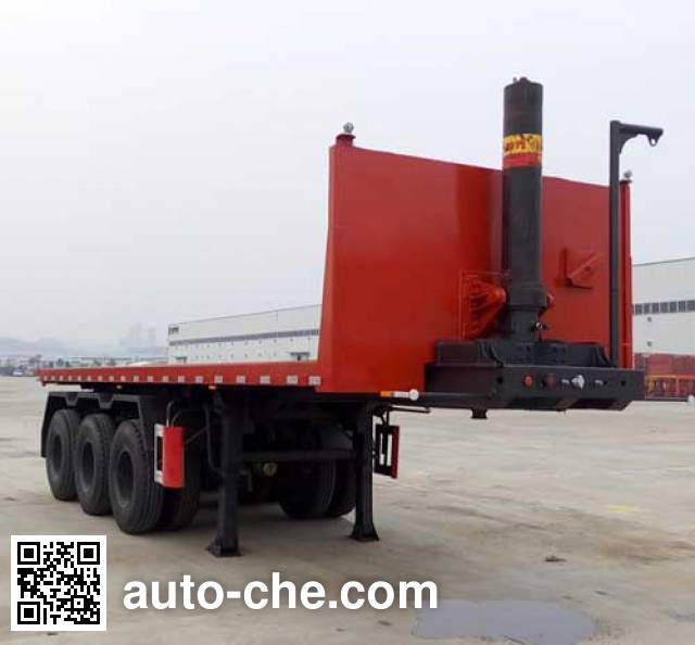 Dongfeng flatbed dump trailer EQ9401ZZXPT