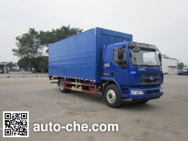 Chenglong автофургон с подъемными бортами (фургон-бабочка) LZ5182XYKM3AB