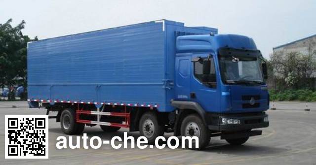 Chenglong автофургон с подъемными бортами (фургон-бабочка) LZ5200XYKM3CB