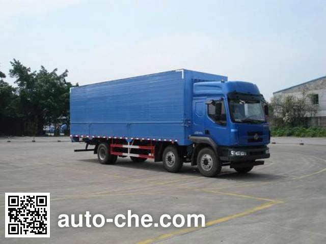 Chenglong автофургон с подъемными бортами (фургон-бабочка) LZ5251XYKM3CB