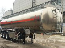 Dongfeng flammable liquid aluminum tank trailer DFZ9402GRY